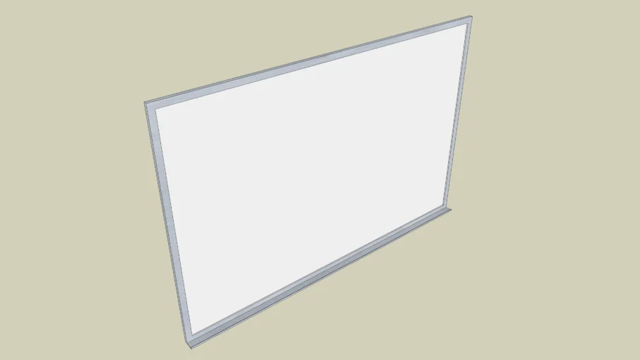Wall Mount White Board 1500x1000