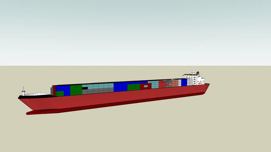 Container ship | 3D Warehouse