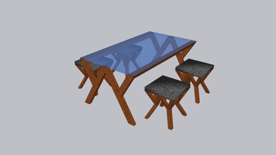 Table Set | 3D Warehouse