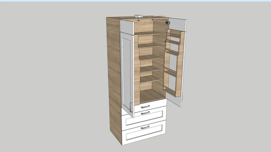 Larder unit 2150x900x560