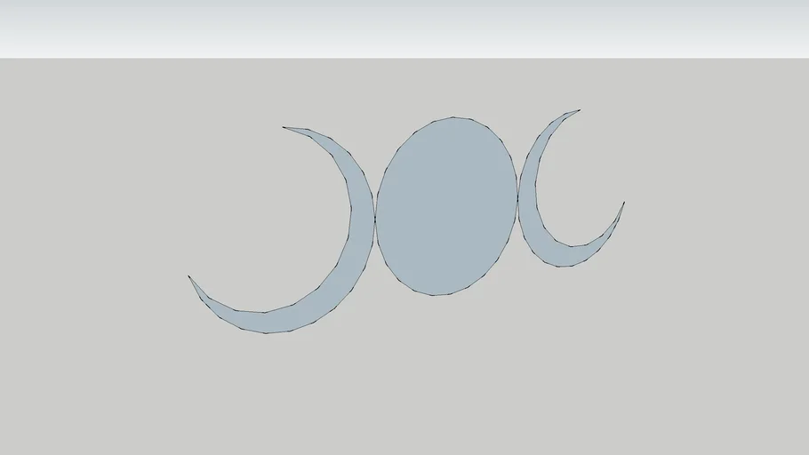 Triple moon design | 3D Warehouse