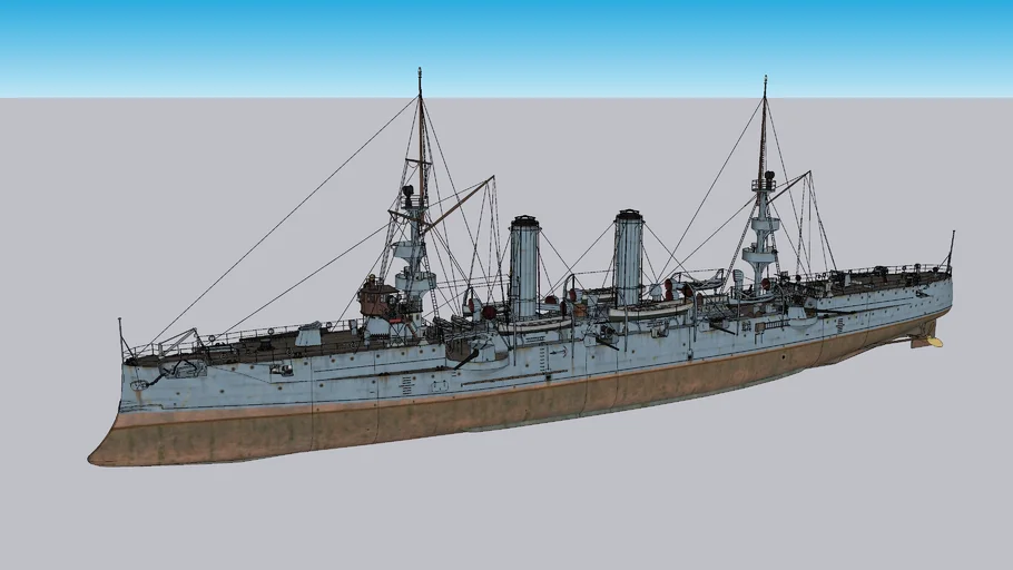 Brazilian cruiser Almirante Barroso 1896