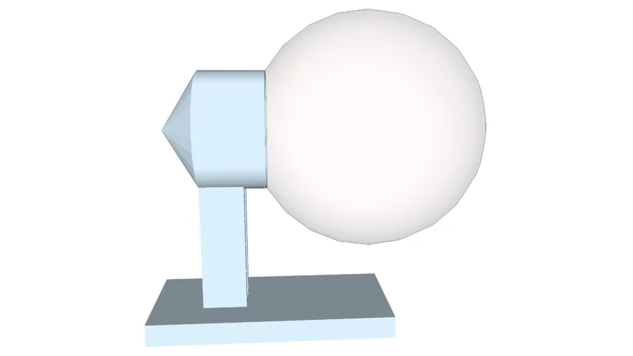 Silver Exterior Wall Light
