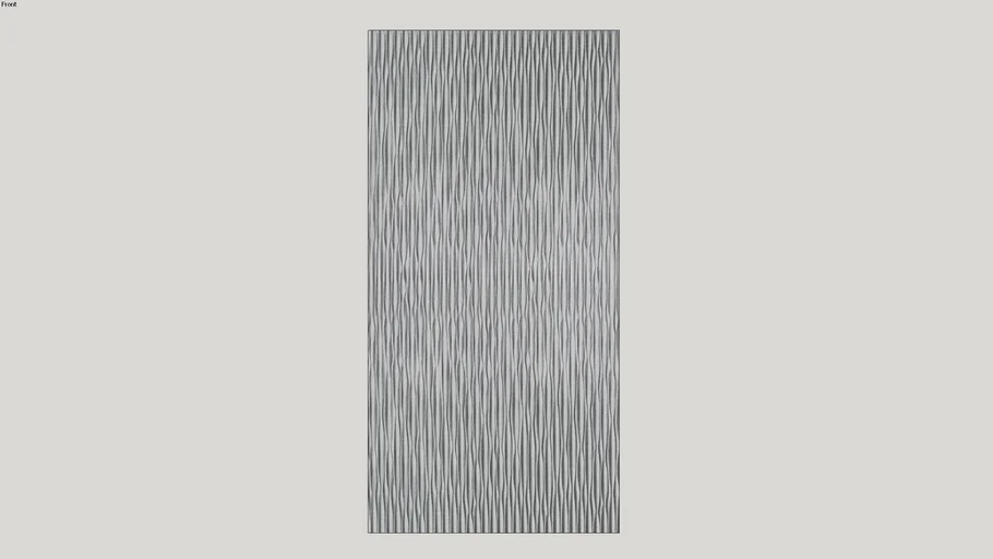 4' x 8' Wall Panel | MirroFlex Formula: Sahara Vertical + Argent Silver