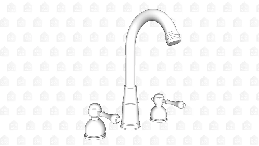 Torneira Para Banheiro Misturador Duplo Comando Sincorá Pingoo.casa