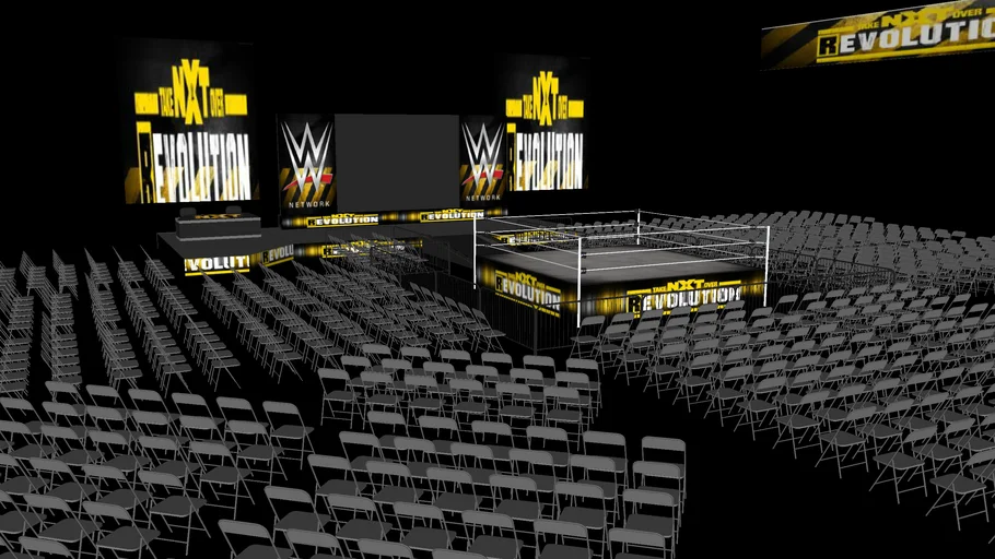 WWE NXT Takeover R Evolution @ Full Sail | 3D Warehouse