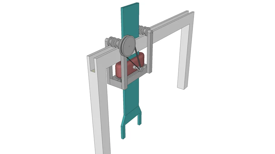 Shipyard crane model