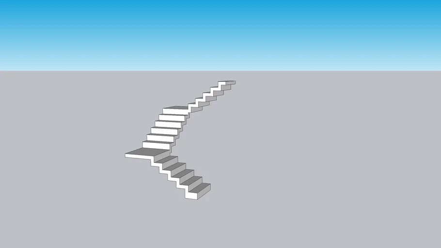 Double Quarter Staircase
