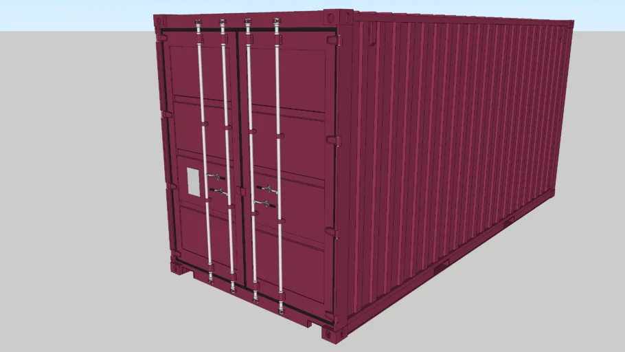 Dry Box - 20ft High Cube Container w/1 Door