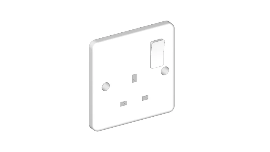 UK Plug Socket (Single)