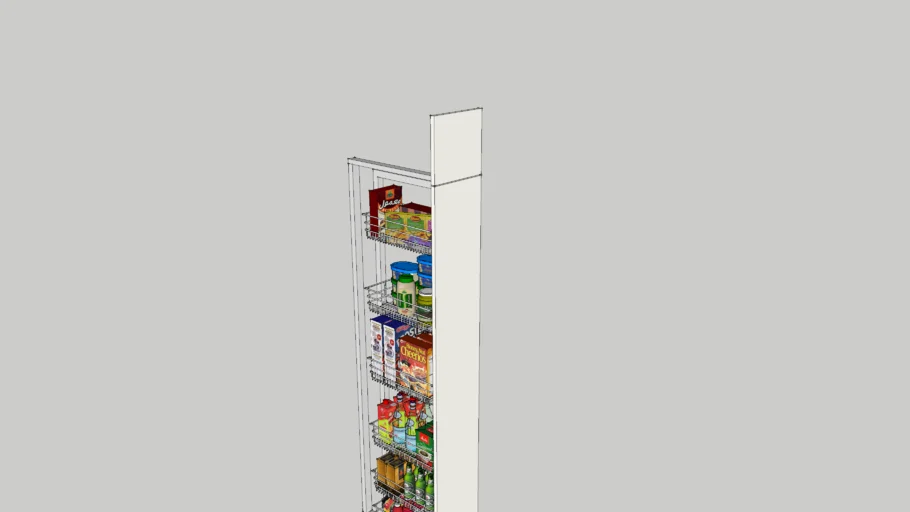 TALL LARDER / PULL OUT UNIT / INTERIOR PULL OUT / KITCHEN PULL OUT / PULL OUT / LARDER /  INTERIOR 