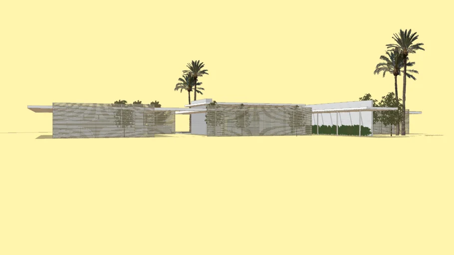 Mid Century Modern House | 3D Warehouse