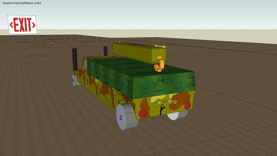humvee with nuke launcher skecthyphysics