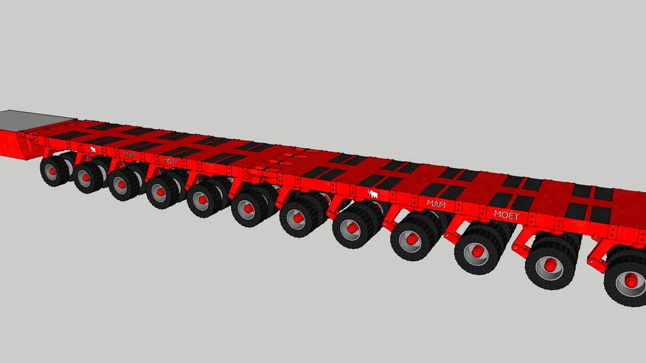12 Axle SPMT Mammoet
