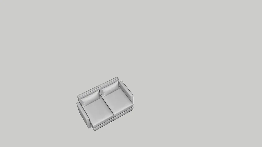 Ikea VALLENTUNA modular sofa