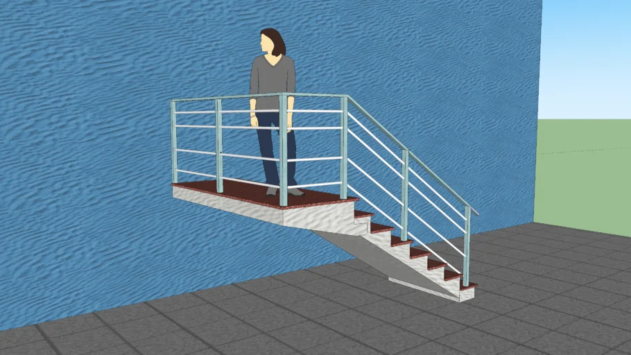 Escalera metalica