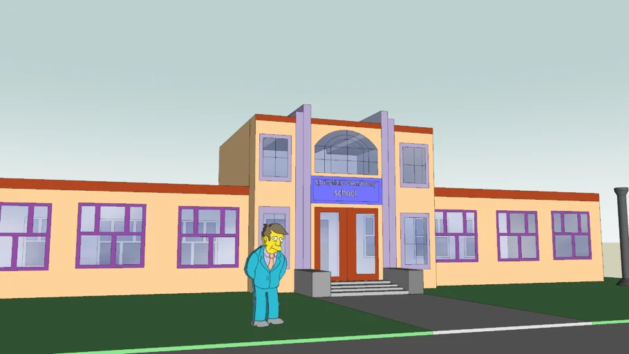 Sprinfield elementary from the simpsons