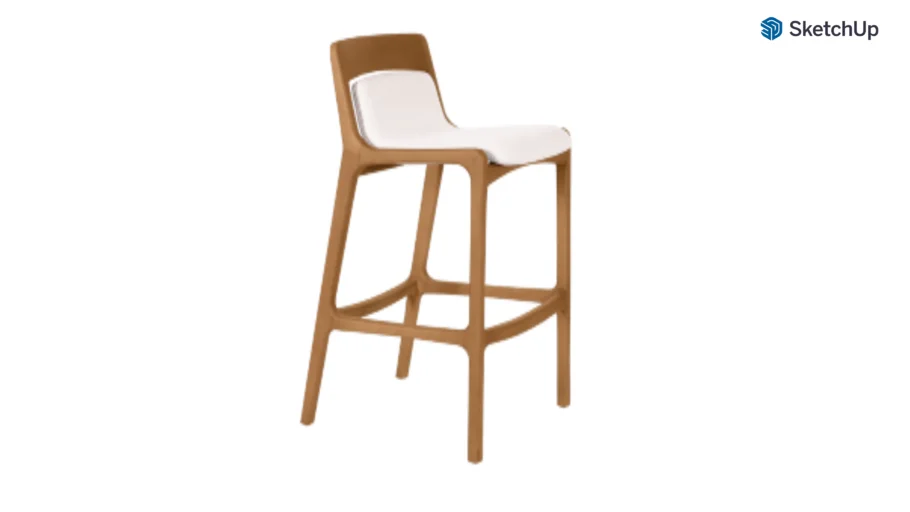 Banqueta Fenda - Yby Design 