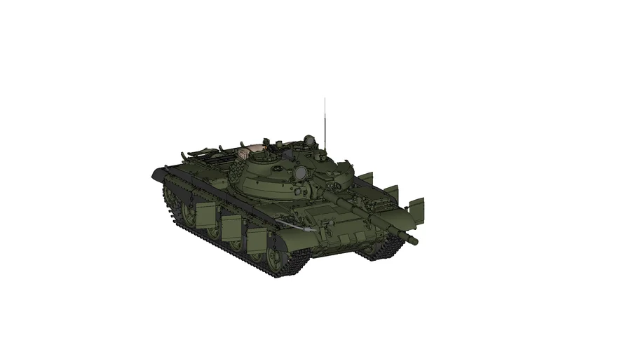 【War Thunder】T-62M 3D MODEL