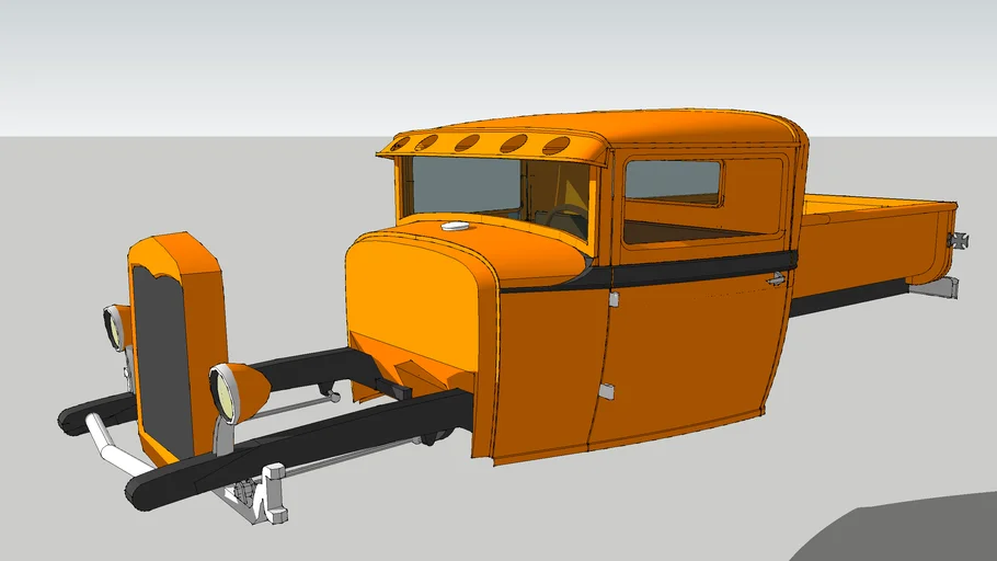 31' Ford Model A Hot Rod with chopped top