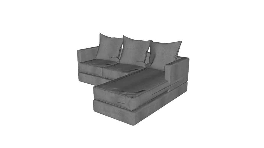 Sofa 3 Seaters L Shape