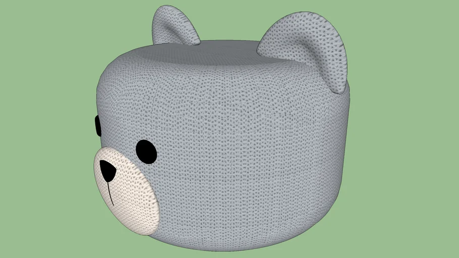 Puff Big Urso - Kinder Design