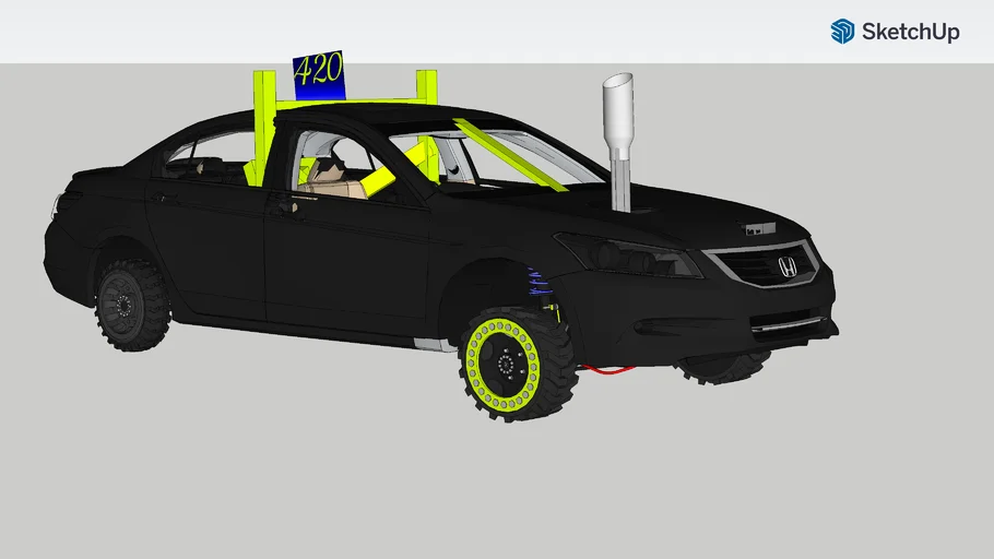 Demolition derby car