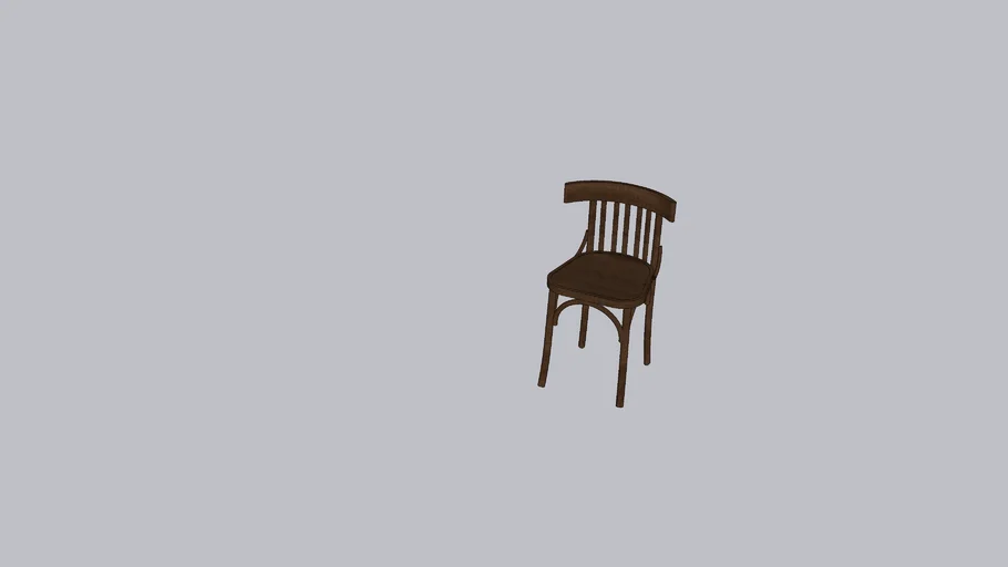 Stoel cafe spijl Thonet