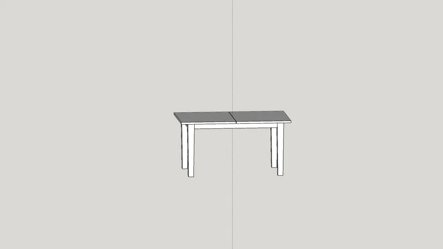 IKEA STORNÄS Extendable Table Brown-Black 1470x950x745