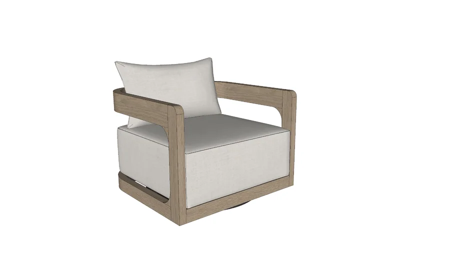 CASSALE SWIVEL LOUNGE CHAIR