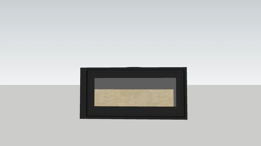 Lareira Novara Tripla Face TF-P - 100cm