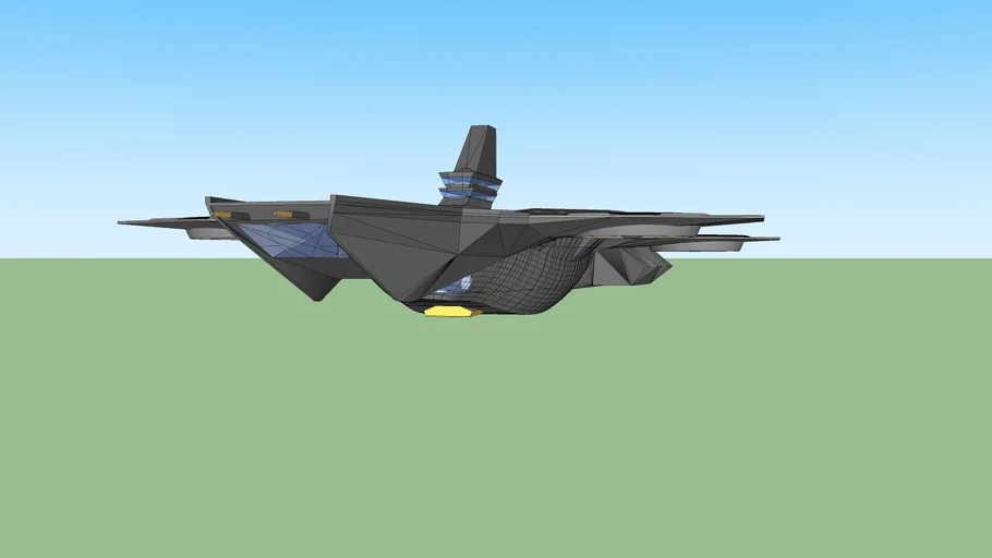 SHIELD Helicarrier with interior, last version 2017