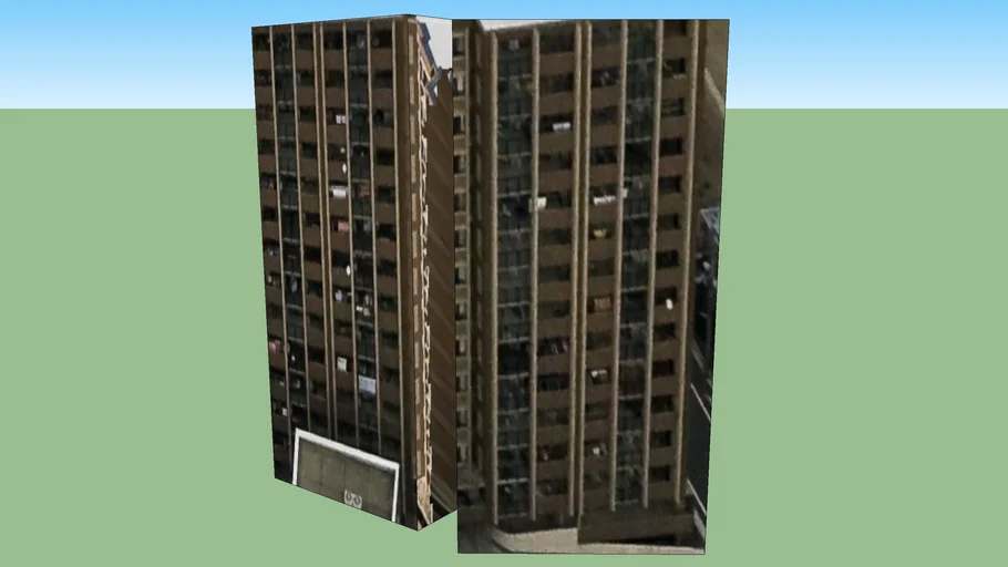 日本, 福冈县福冈市的建筑模型