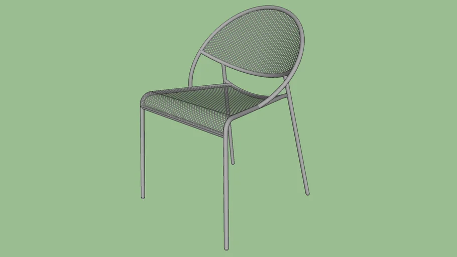 Hula Chair, Steel Seat & Back