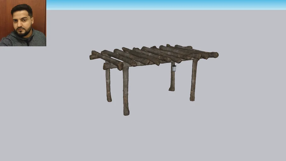 Quixel Bridge - Pergola Eucalipto