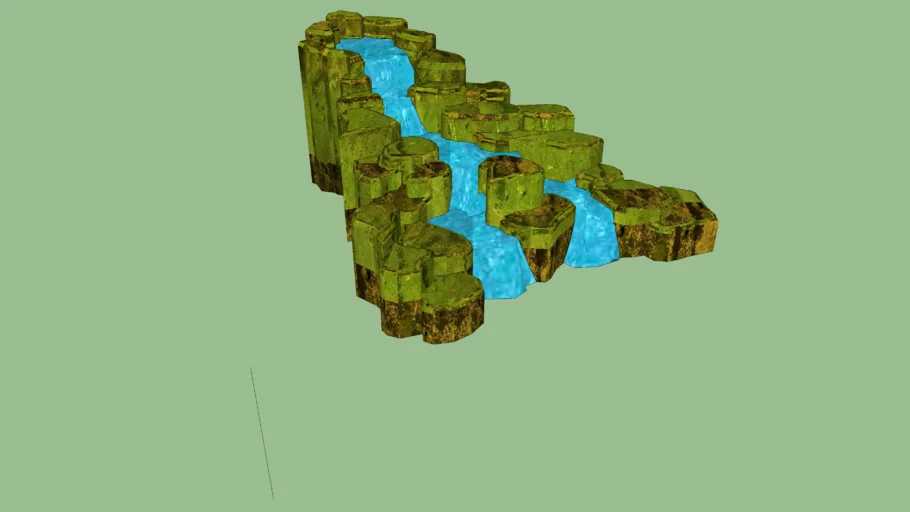 huge natural waterfall