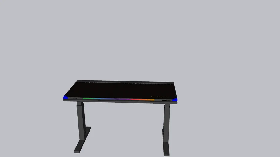 Blacklyte - Atlas Gaming Desk 