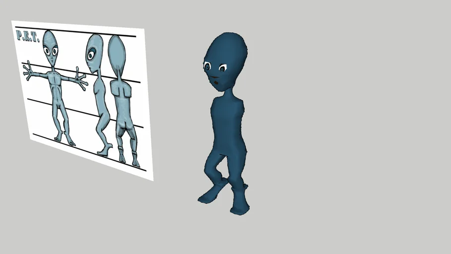 Alien sin brazos