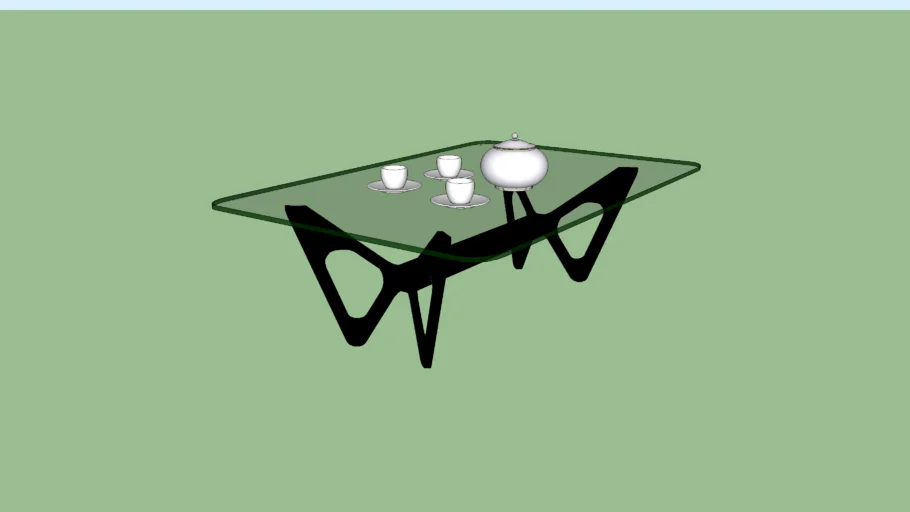 TEA TABLE (VRAY READY)