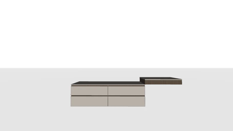 TV Unit and makeup table bedroom