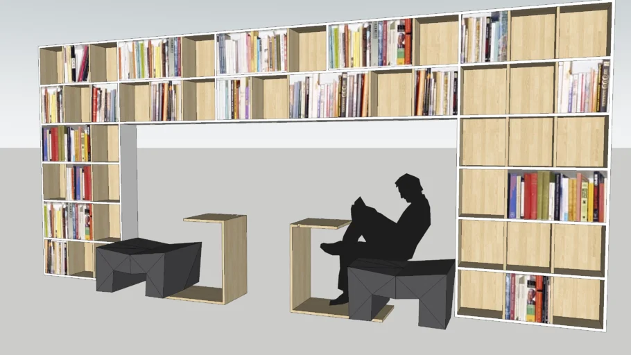 Library bookcase