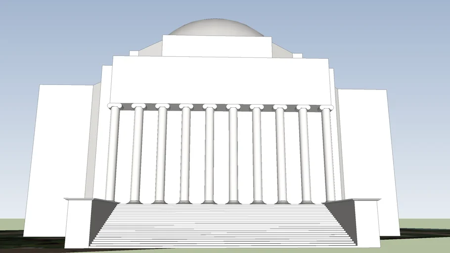 Low Library, Columbia University (Non-Texture)