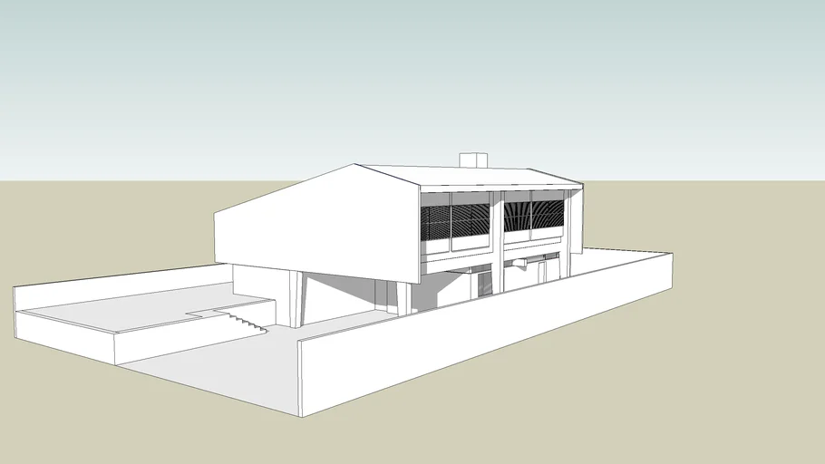 Olga Baeta house. Architect João B. Vilanova Artigas.