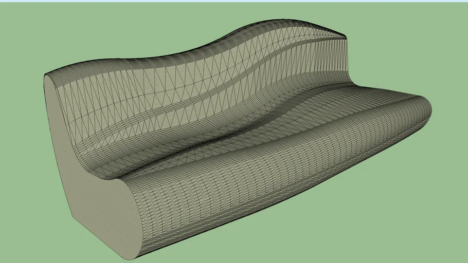 Curved sofa
