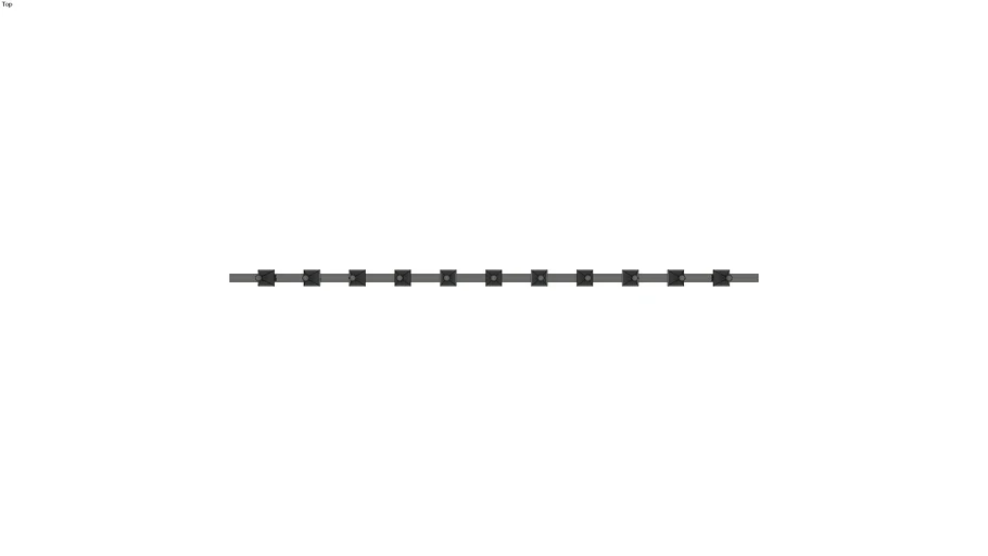 Metal railing short