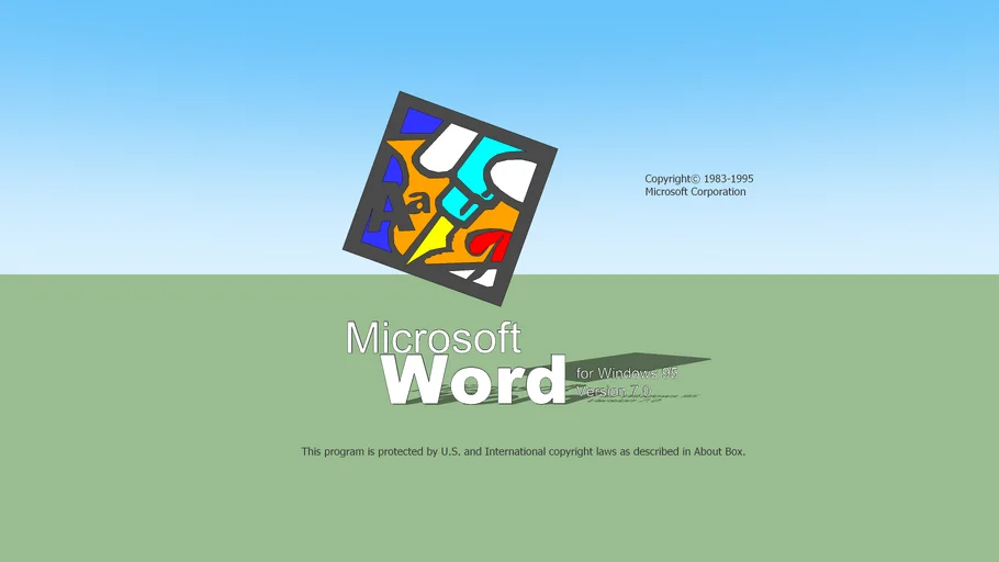 Microsoft Word 95 Logo
