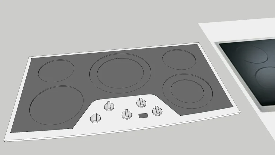 GE PARRILLA VITROCERAMICA PP962SMSS
