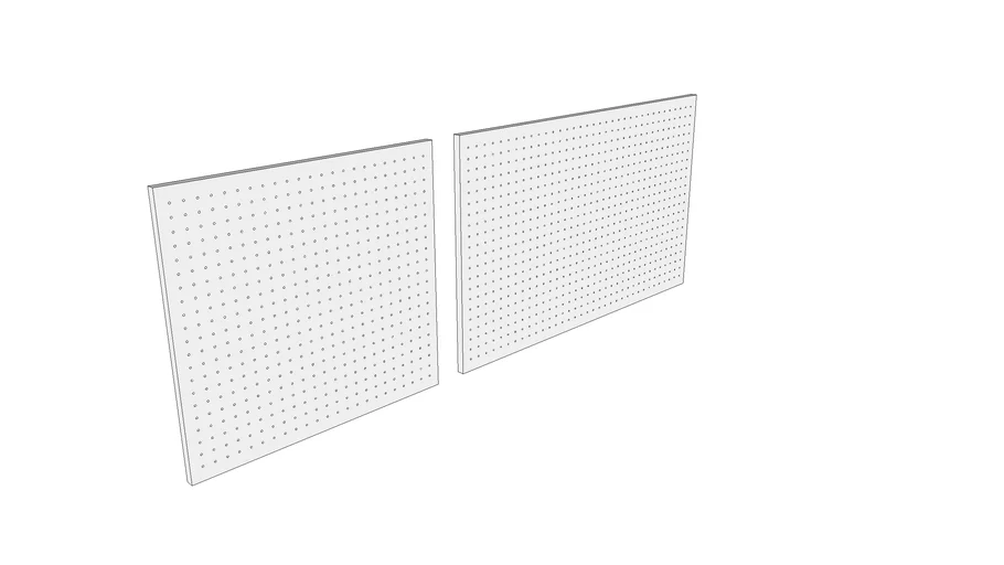 600mm & 900mm Metal Pegboard New.4 Version