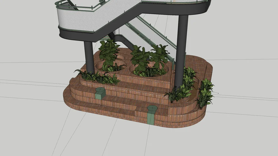 Planter Staircase