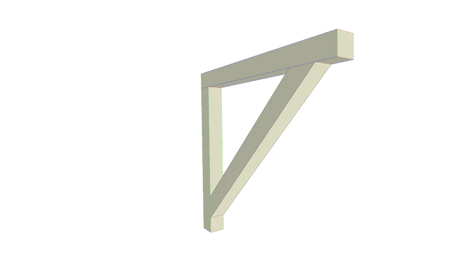 Timber Roof Bracket Canopy Support